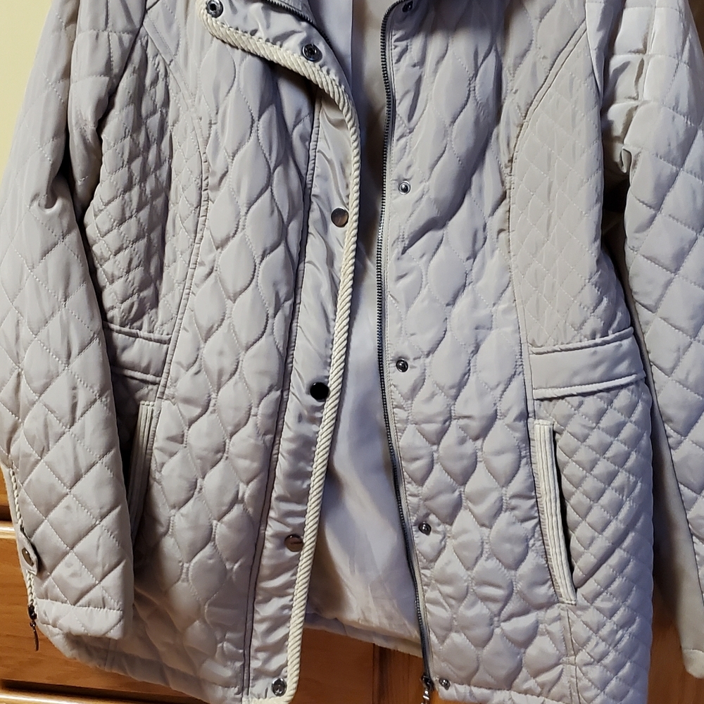 Tan Quilted Jacket - image 1